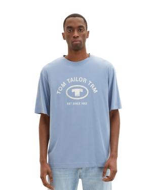Tom Tailor T-Shirt 1035618 Niebieski Regular Fit