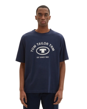 Tom Tailor T-Shirt 1035618 Granatowy Regular Fit