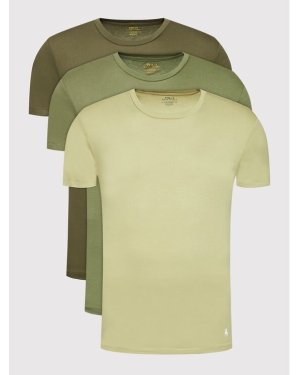 Polo Ralph Lauren Komplet 3 t-shirtów 714830304013 Zielony Regular Fit