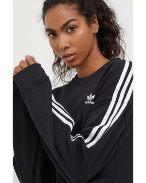 adidas Originals bluza bawełniana damska kolor czarny z aplikacją