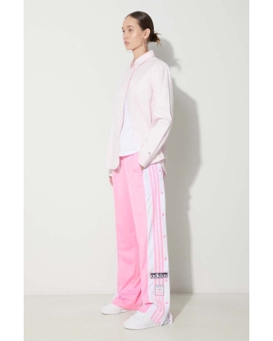 adidas Originals spodnie dresowe Adibreak Pant kolor różowy z aplikacją IP0618