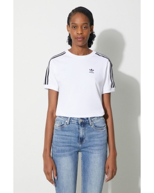 adidas Originals t-shirt 3-Stripes Tee damski kolor biały IR8051