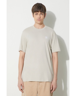 adidas Originals t-shirt bawełniany Essential Tee męski kolor szary z aplikacją IR9689