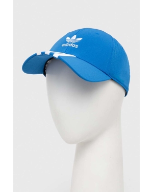 adidas Originals czapka z daszkiem kolor niebieski z aplikacją IS1626