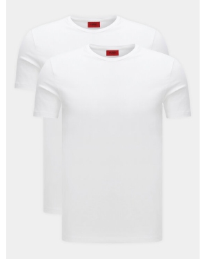 Hugo Komplet 2 t-shirtów Round 50325440 Biały Regular Fit