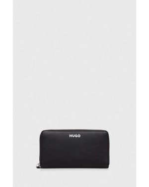 HUGO portfel damski kolor czarny 50513562