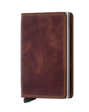 Secrid portfel skórzany kolor brązowy SV.Brown