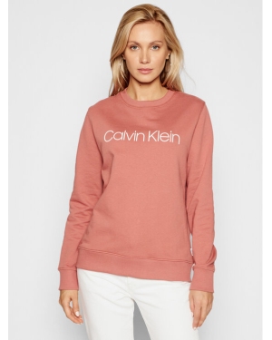Calvin Klein Bluza Core Logo Ls K20K202157 Różowy Regular Fit