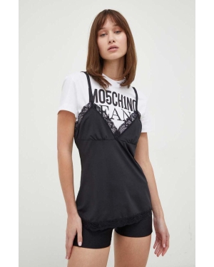 Moschino Jeans t-shirt damski kolor czarny