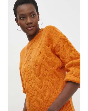 Answear Lab sweter damski kolor pomarańczowy ciepły