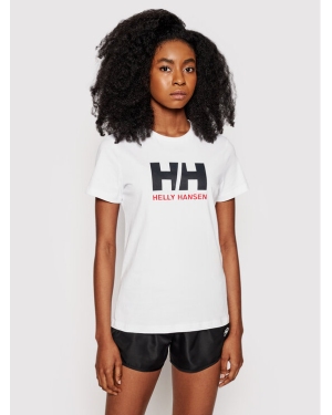 Helly Hansen T-Shirt Logo 34112 Biały Classic Fit