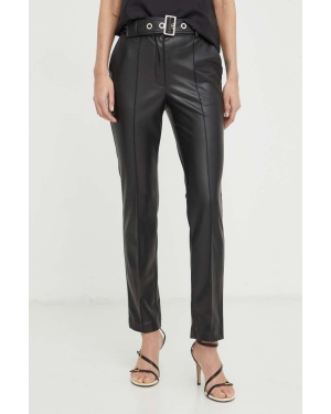 Marciano Guess spodnie RORY damskie kolor czarny dopasowane high waist 4RGB19 9645Z