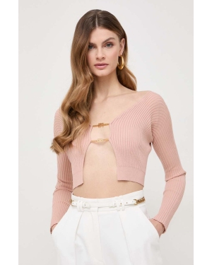 Elisabetta Franchi sweter damski kolor różowy lekki MK35T41E2