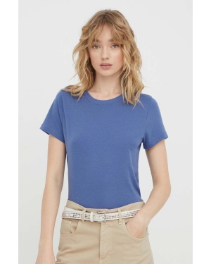 Hollister Co. t-shirt damski kolor granatowy