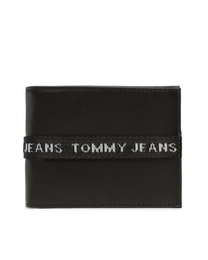 Tommy Jeans Duży Portfel Męski Tjm Essential Cc & Coin AM0AM11218 Czarny
