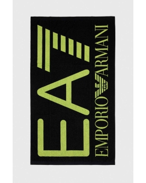 EA7 Emporio Armani ręcznik kolor czarny