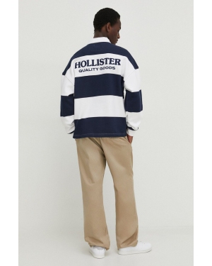 Hollister Co. bluza męska kolor granatowy wzorzysta