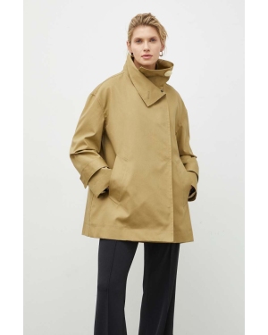 Day Birger et Mikkelsen płaszcz bawełniany kolor brązowy przejściowy