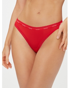 Calvin Klein Underwear Stringi 000QD3763E Czerwony