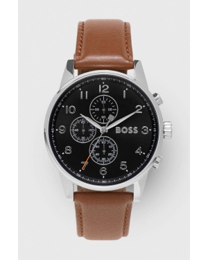 Boss zegarek 1513812 męski kolor brązowy