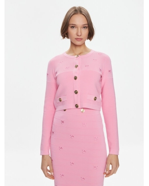 Pinko Sukienka dzianinowa Cactus 102879 A1LK Różowy Slim Fit