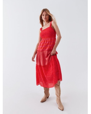 Desigual Sukienka codzienna Ely 23SWVW20 Czerwony Regular Fit
