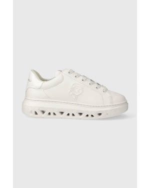 Karl Lagerfeld sneakersy skórzane KAPRI KITE kolor biały KL64530N