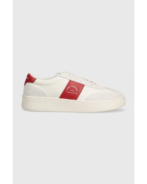 Karl Lagerfeld sneakersy skórzane KOURT III kolor biały KL51524