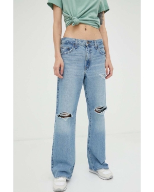 Levi's jeansy BAGGY BOOT damskie medium waist