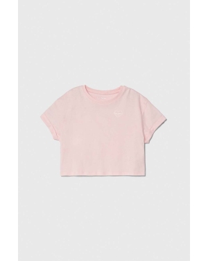 Pepe Jeans t-shirt bawełniany dziecięcy NICKY kolor różowy