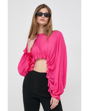 Pinko bluzka damska kolor różowy gładka 100974.A1JZ