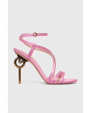 Pinko sandały Sunny 03 kolor różowy SD0017 T001 O99