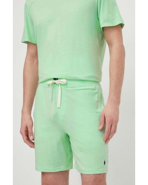 Polo Ralph Lauren szorty piżamowe męskie kolor zielony gładka