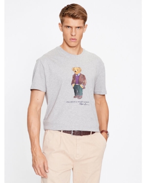 Polo Ralph Lauren T-Shirt 710854497025 Szary Regular Fit
