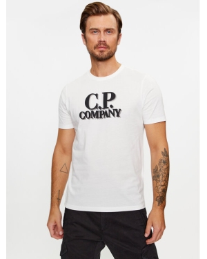 C.P. Company T-Shirt 15CMTS238A 005100W Biały Regular Fit