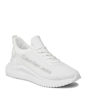 Calvin Klein Jeans Sneakersy Eva Run Slipon Lace Mix Lum Wn YW0YW01303 Biały