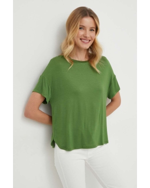United Colors of Benetton t-shirt damski kolor zielony