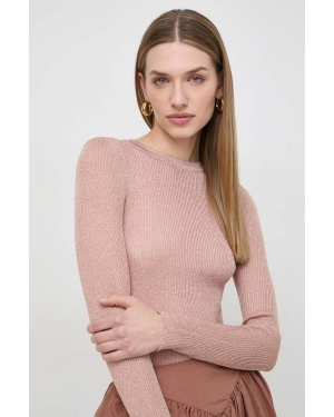 Marella sweter damski kolor różowy lekki 2413361181200