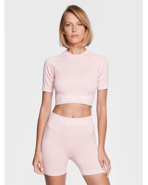 Iceberg T-Shirt 23EI2P0FA146303 Różowy Slim Fit