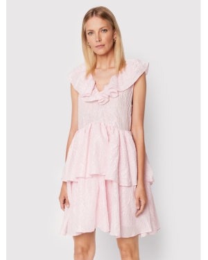 Custommade Sukienka koktajlowa Ludvika 999387430 Różowy Regular Fit