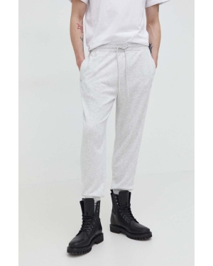 Abercrombie & Fitch spodnie dresowe kolor szary melanżowe