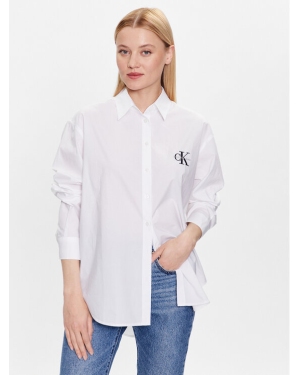 Calvin Klein Jeans Koszula J20J220515 Biały Regular Fit