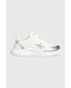 Calvin Klein Jeans sneakersy EVA RUNNER LOW LACE MIX ML WN kolor biały YW0YW01442