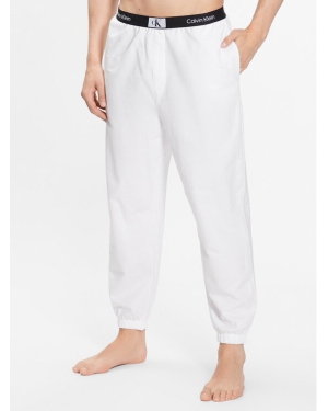 Calvin Klein Underwear Spodnie dresowe 000NM2393E Biały Regular Fit