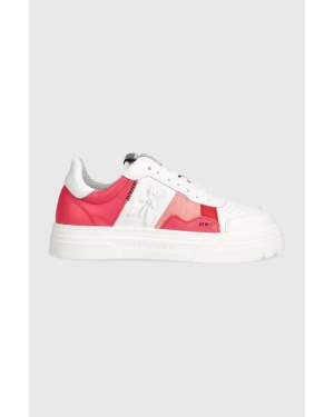 Patrizia Pepe sneakersy skórzane kolor różowy 2Z0008 L011 FE45