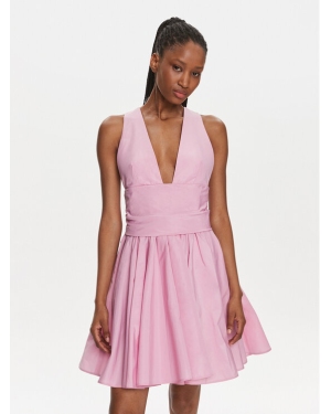 Pinko Sukienka koktajlowa 102777 Y3LE Różowy Regular Fit