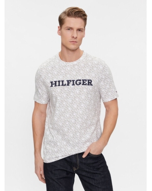 Tommy Hilfiger T-Shirt Monogram MW0MW32600 Biały Regular Fit