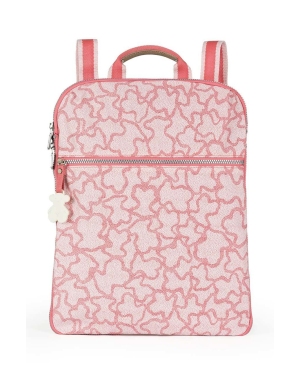 Tous plecak damski kolor różowy duży wzorzysty