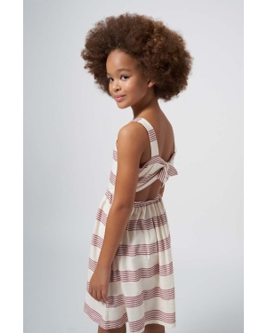 Mayoral sukienka dziecięca kolor bordowy mini rozkloszowana