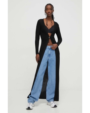 Moschino Jeans kardigan damski kolor czarny lekki